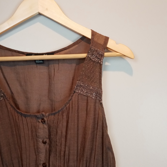 Forever 21 // Mauve Lacey Tank Top - Picture 3 of 4